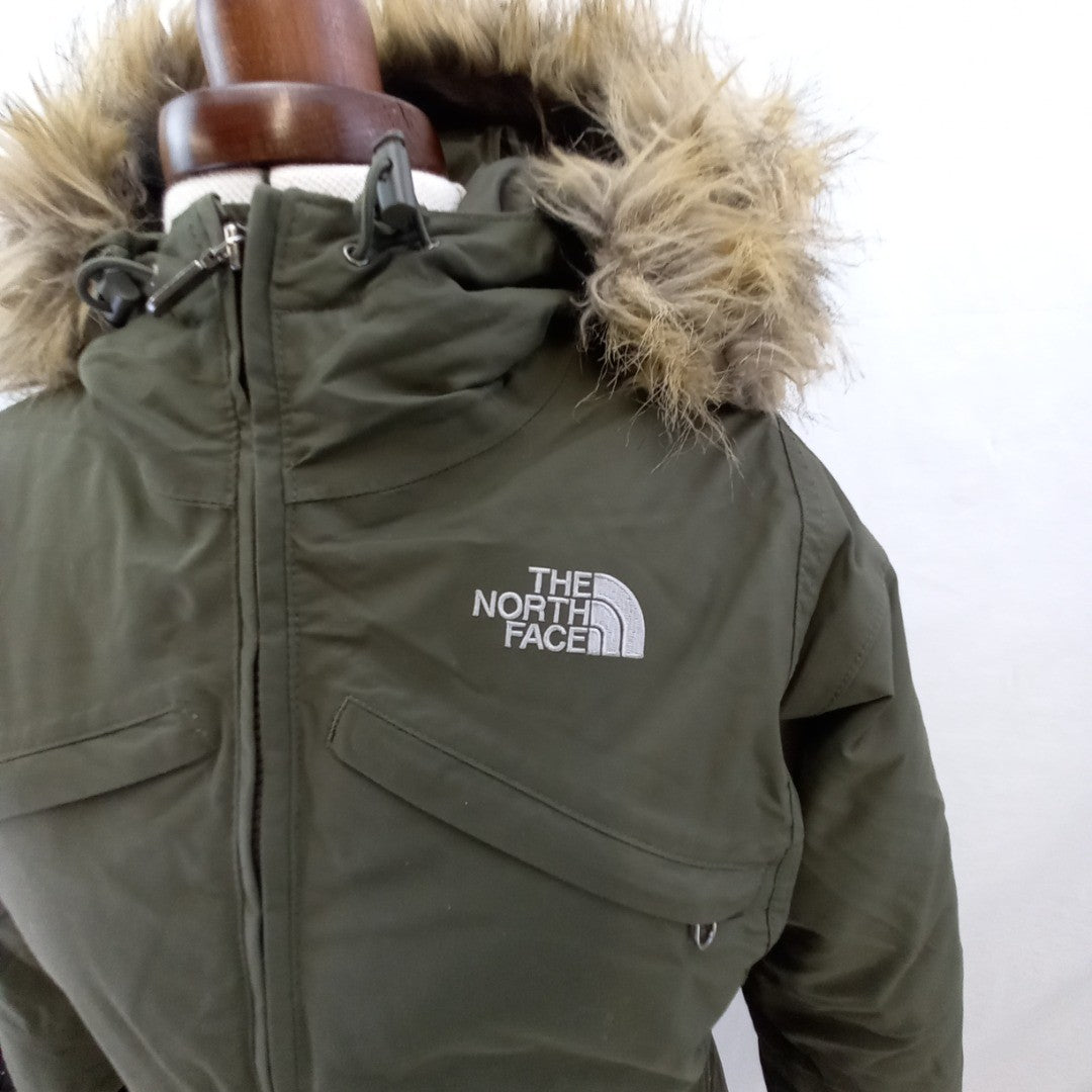 The North face Ladies Parka - Khaki Green - UK Size M