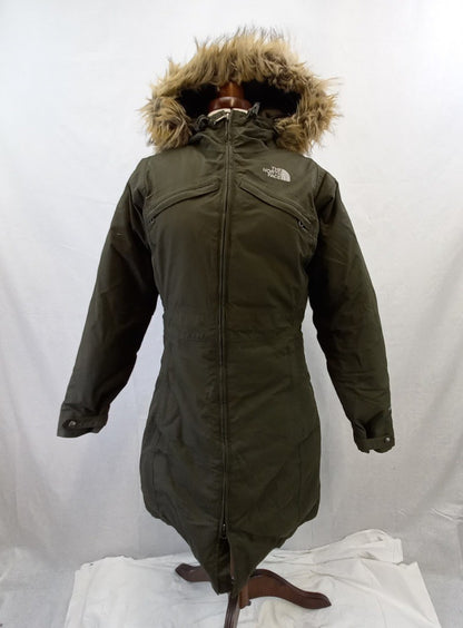 The North face Ladies Parka - Khaki Green - UK Size M