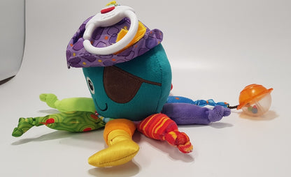 Tomy Lamaze Colourful Octopus - Soft Baby Sensory Toy VGC