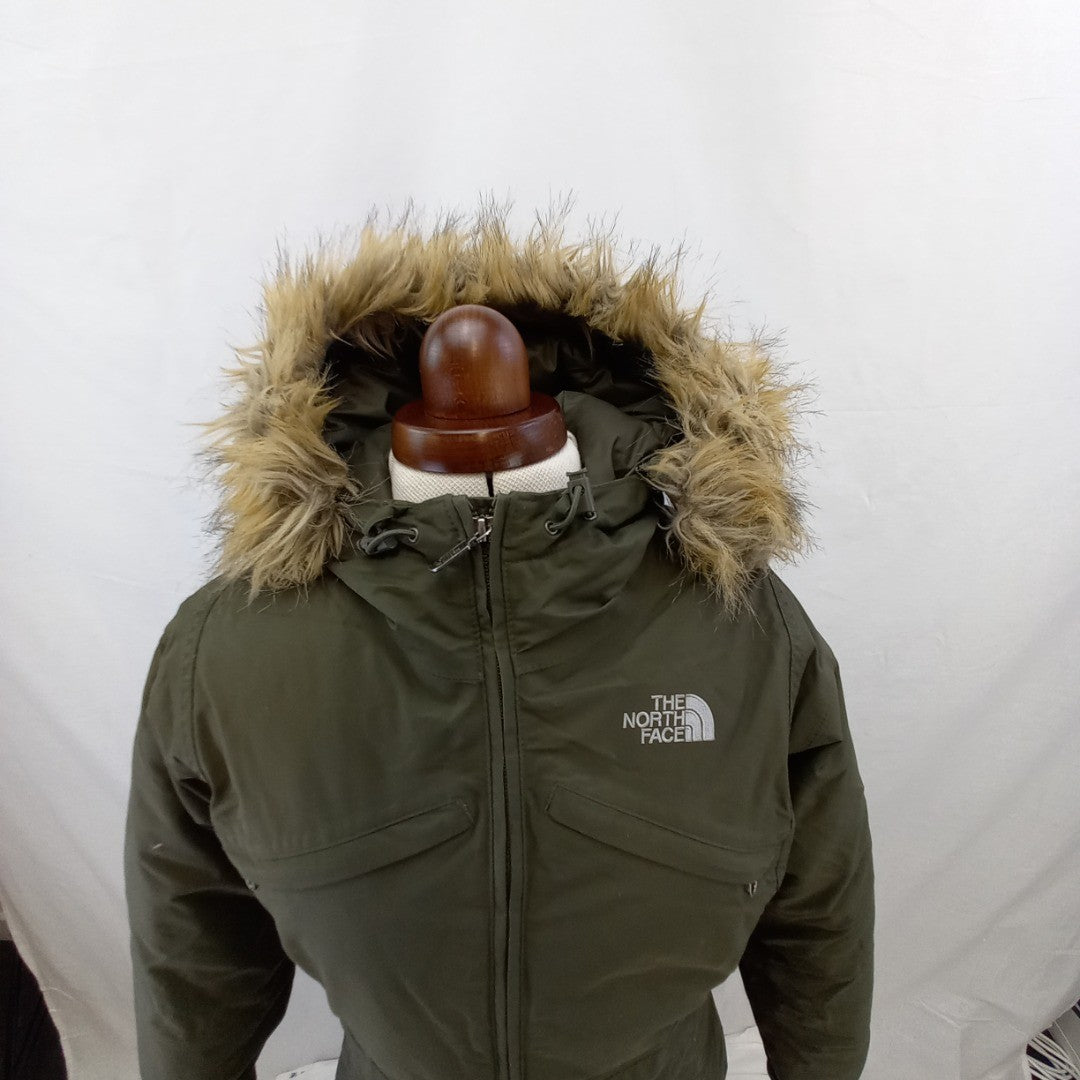 The North face Ladies Parka - Khaki Green - UK Size M