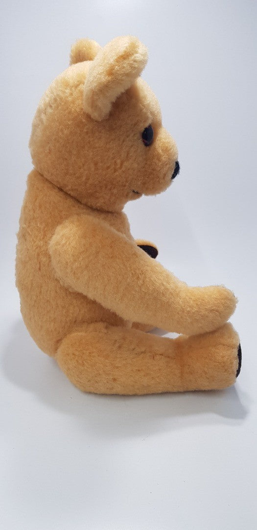 Vintage Golden Teddy Bear Jointed Arms & Legs - VGC