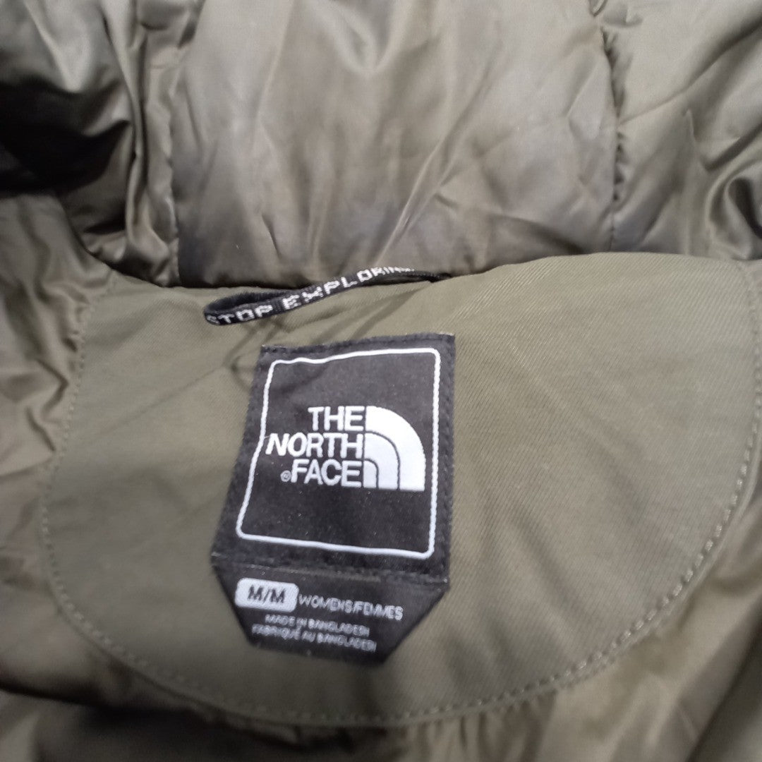 The North face Ladies Parka - Khaki Green - UK Size M