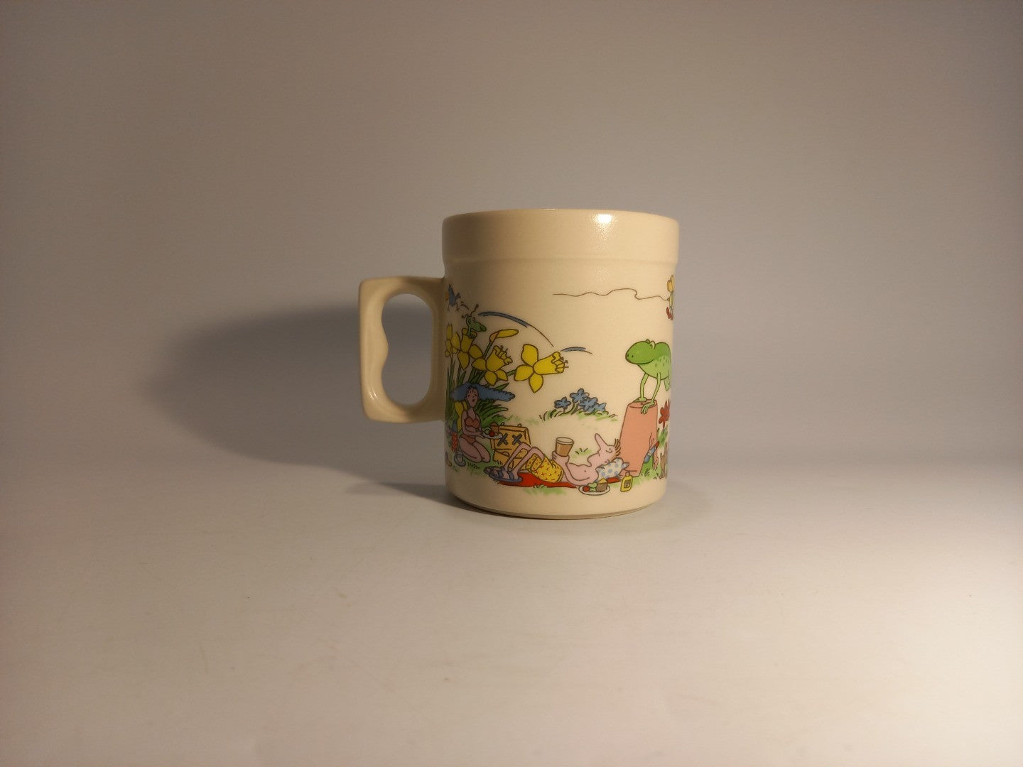Hornsea Mug What-a-Mess, Vintage / Retro Graphic Print Cup