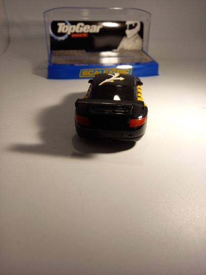 Scalextric Porsche Car Toy, Top Gear 997 Black Sportscar Model