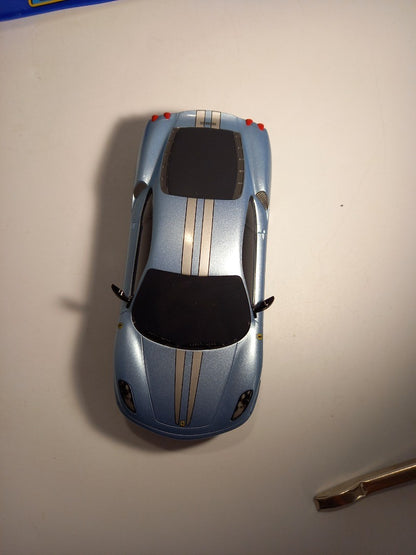 Scalextric Ferrari Car Toy, Ferrari F430 'Azzurro Met' Light Blue Sportscar