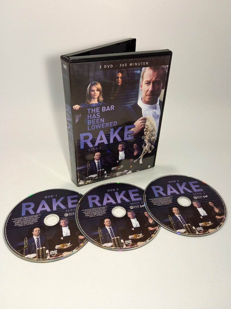 Rake DVD Series 2, 'The Bar Has Been Lowered', Dutch Drama TV Show, 3 Discs