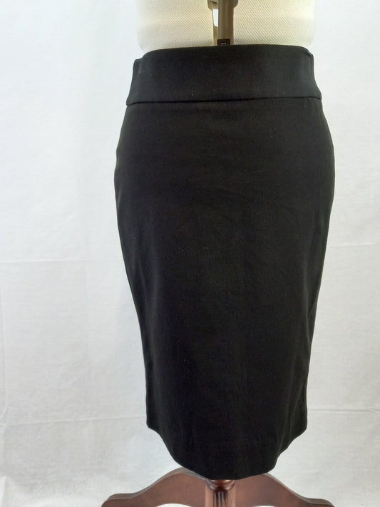 Banana Republic Black Pencil Knee Length Skirt New with Tag - Size UK 4