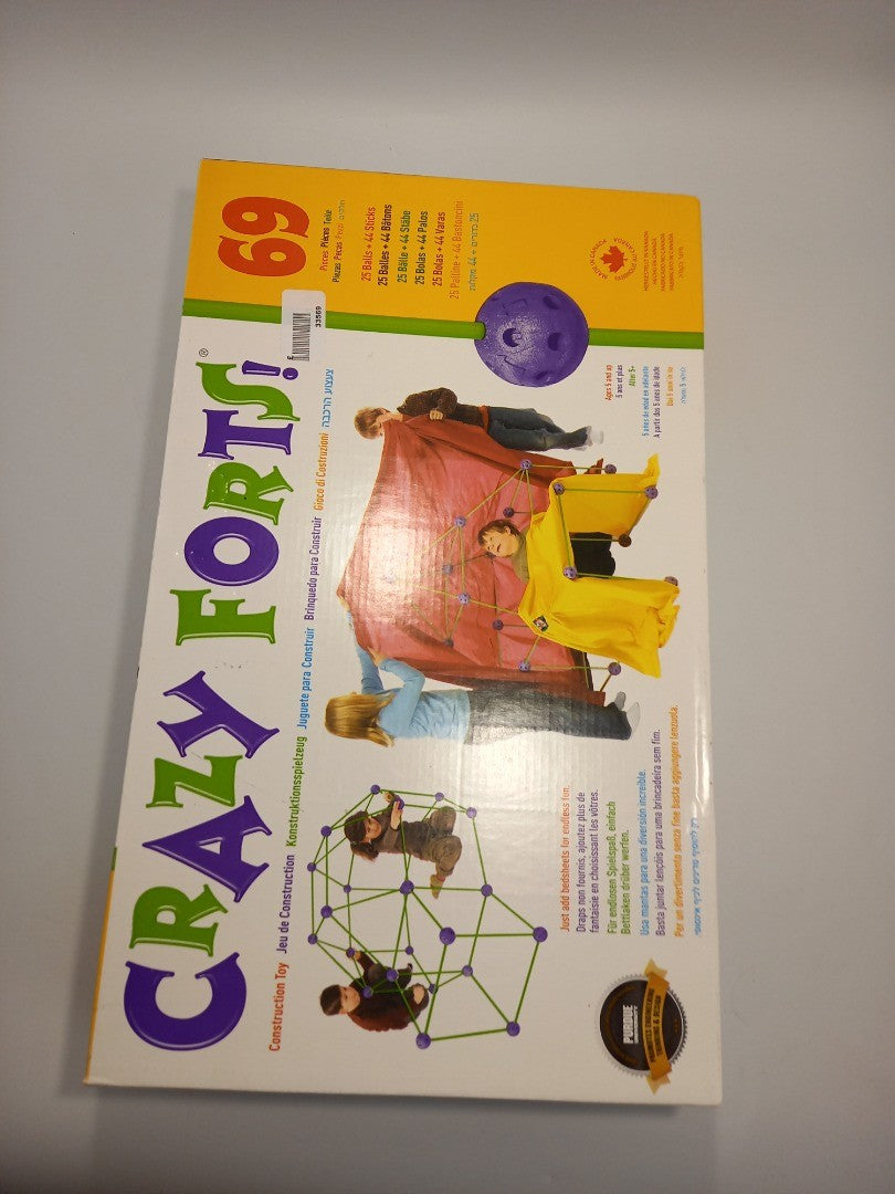 Crazy Forts Construction Toy, 69 Piece Children's Kit, Ages 5 and Up