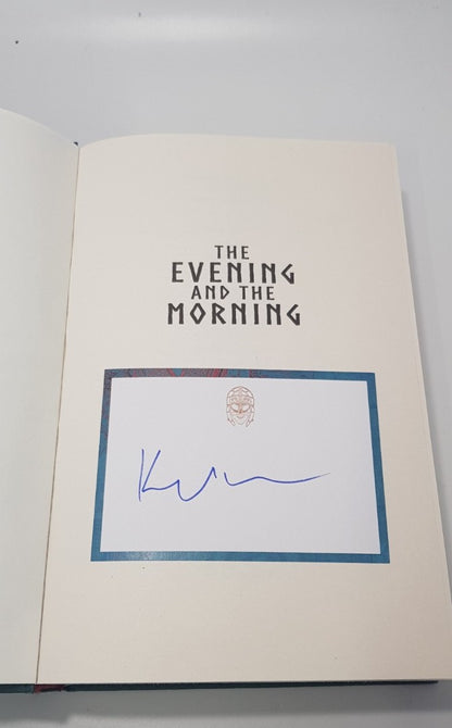 The Evening & The Morning By Ken Follett Signed Copy Excellent Condition