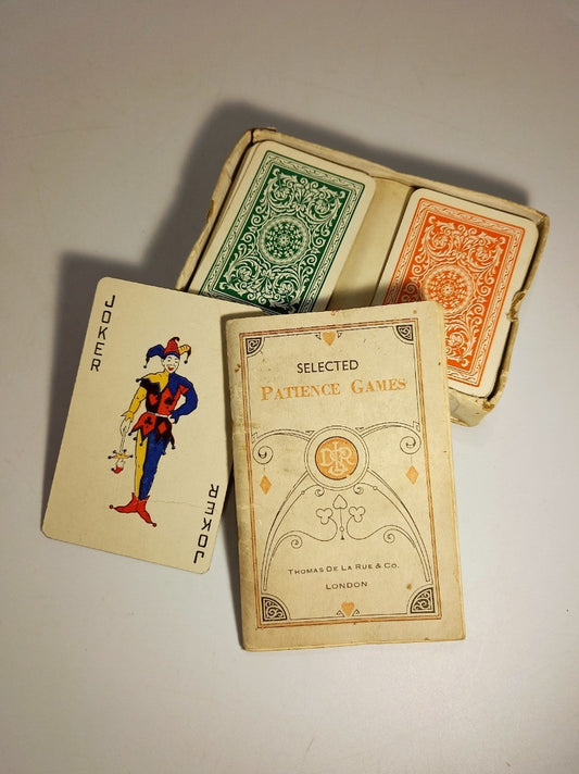 Patience Card Games Vintage, Thomas De La Rue & Co