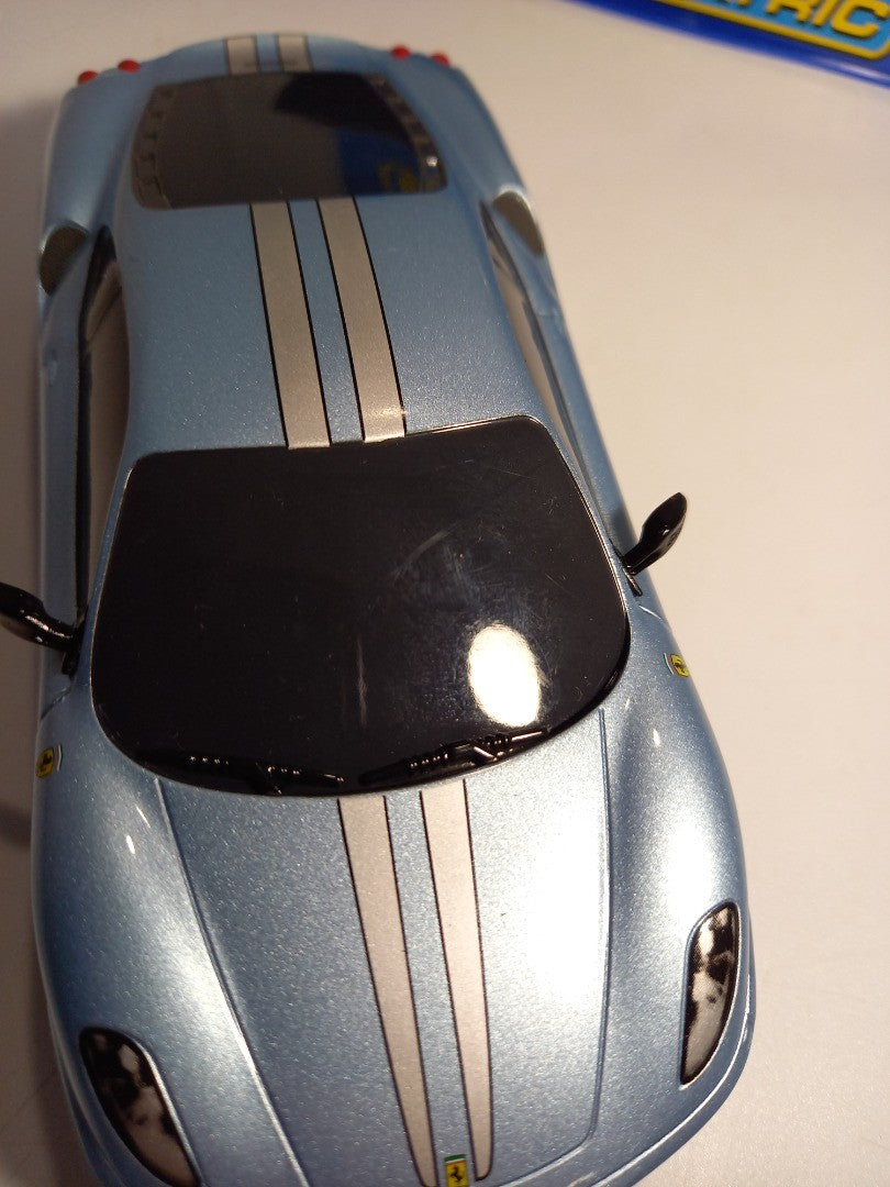 Scalextric Ferrari Car Toy, Ferrari F430 'Azzurro Met' Light Blue Sportscar