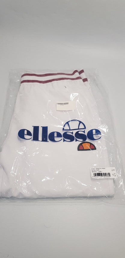 Ellesse Zoie Ladies White Track Pant Size 10 Brand New