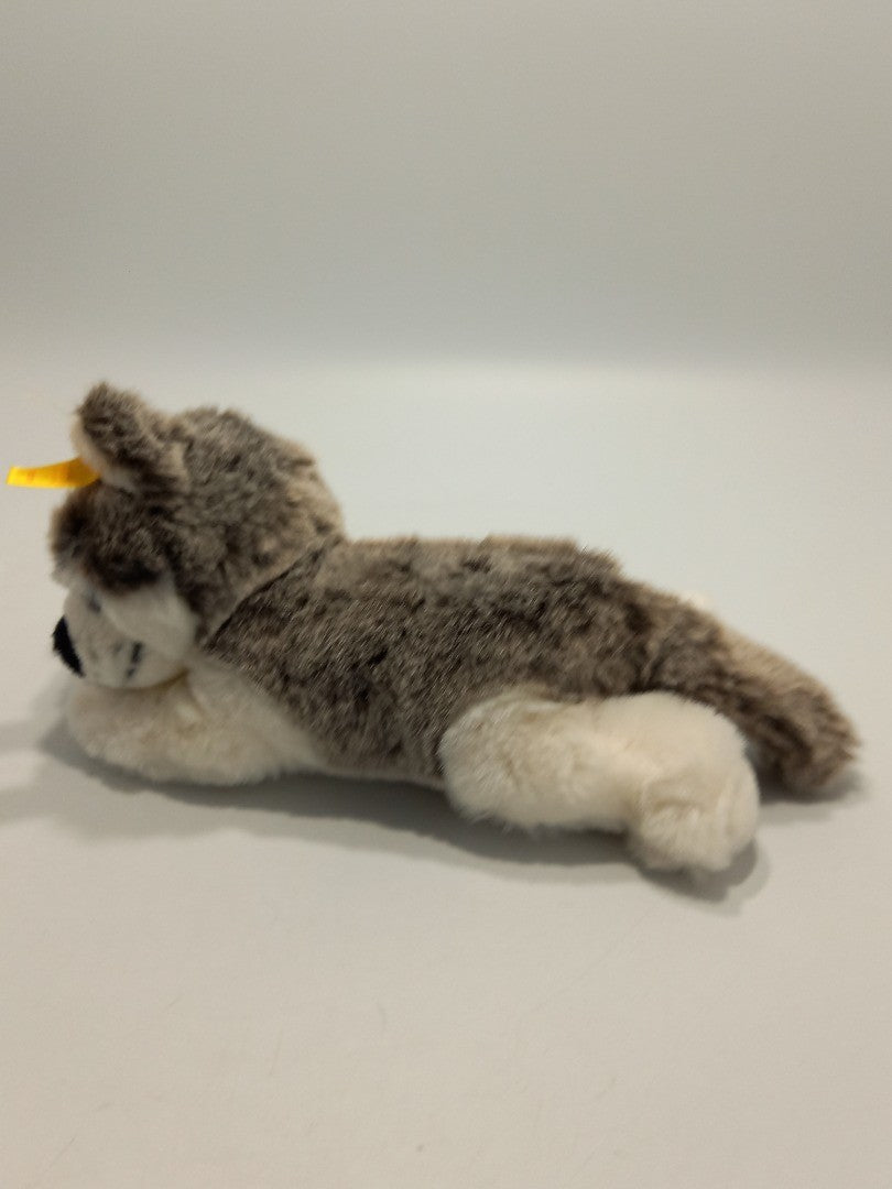 Steiff Bernie Husky Dog Plush Teddy 22cm Soft Cuddly Toy - Machine Washable