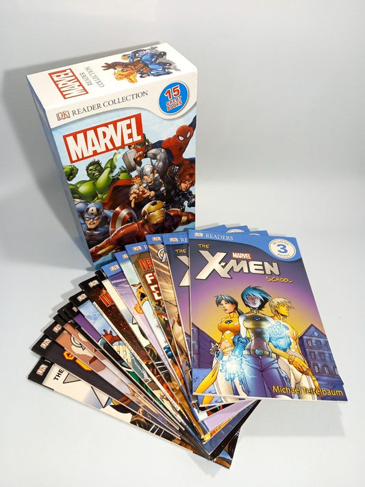 DK Marvel Reader Collection, Box Set of 15 Books