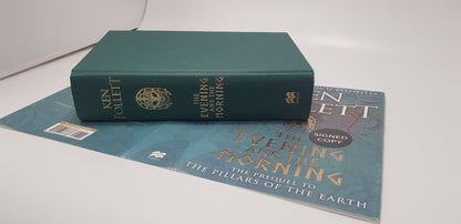 The Evening & The Morning By Ken Follett Signed Copy Excellent Condition