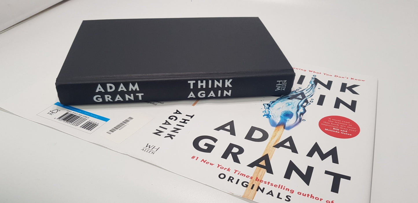 Think Again By Adam Grant Hardback Book VGC
