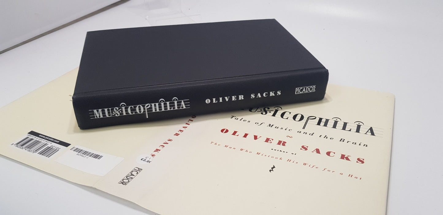 Musicophilia By Oliver Sacks Hardback Signed Copy 1st Edition VGC