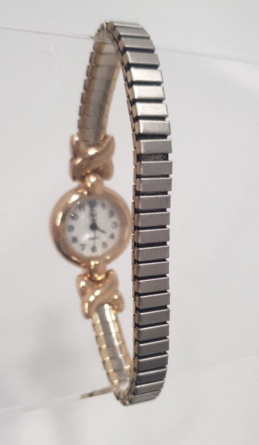 Philip Mercier Gold Tone Ladies Watch with Mother of Pearl Face VGC