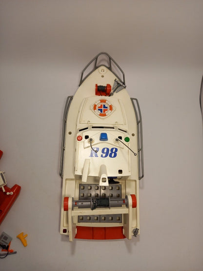 Playmobil Playset Boat Rescue, with Figurines, Lifeboats, and Accessories