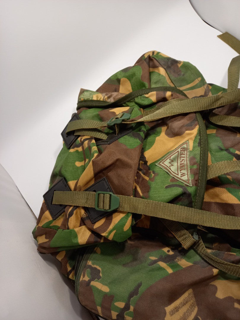Wynnster Backpack Rucksack Camouflage, Large Outdoor Green and Brown Camo Bag