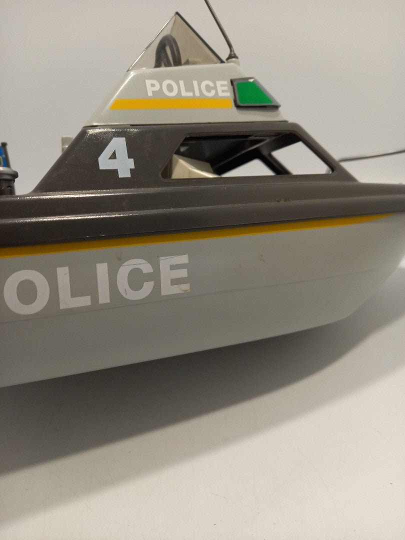 Playmobil Playset Boat Police, with Figurines and Accessories