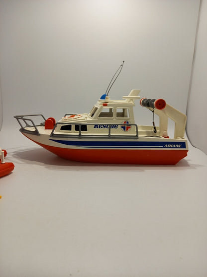 Playmobil Playset Boat Rescue, with Figurines, Lifeboats, and Accessories