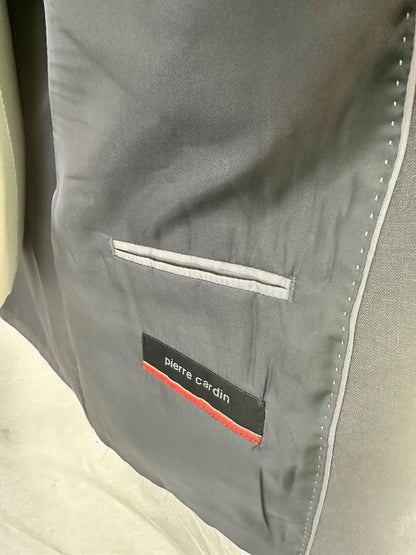 Pierre Cardin Grey Linen Jacket/Blazer Chest 46" Regular VGC