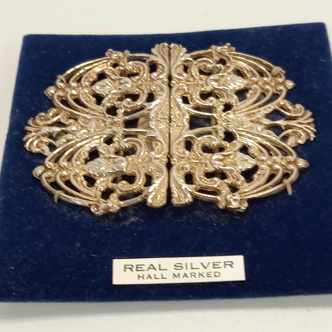 Nurses Silver Hallmarked Belt Buckle - Mounted