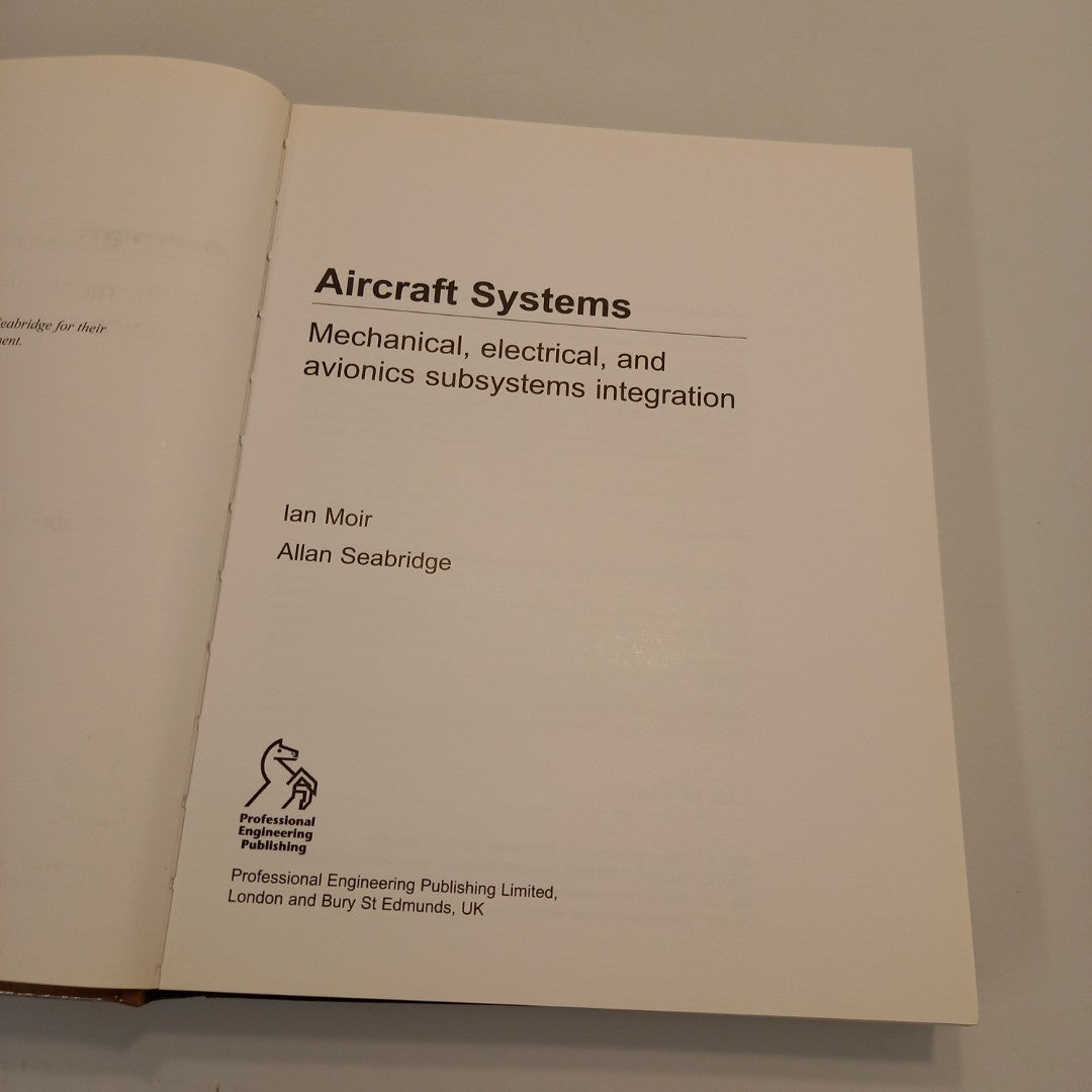 Aircraft Systems Mechanical Electrical & Avionics Subsystems Integration,