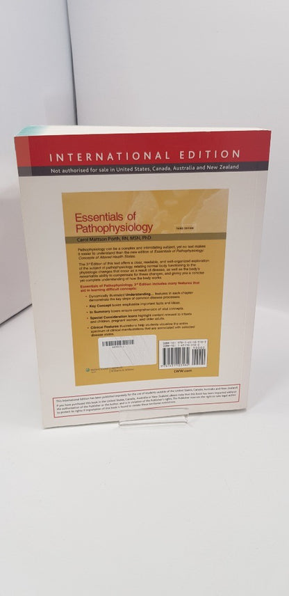 International Edition Essentials of Pathophysiology Book