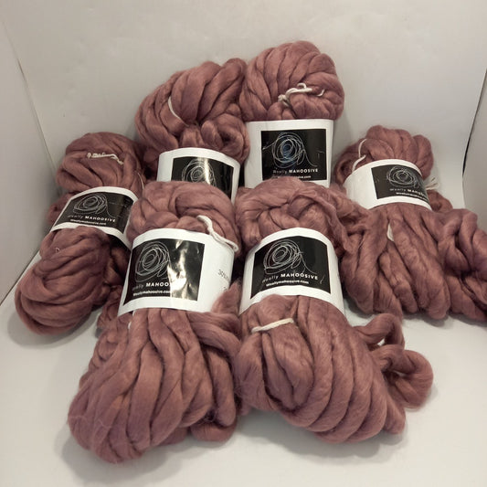Woolly Mahoosive Chunky Wool/Acrylic  200g 6 pack  - Purple