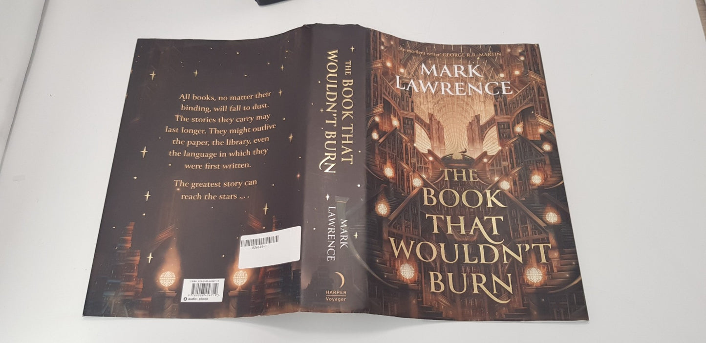 The Book That Wouldn't Burn By Mark Lawrence Nearly New