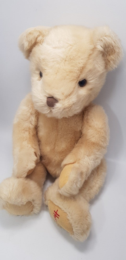 Harrods Golden Teddy Bear VGC