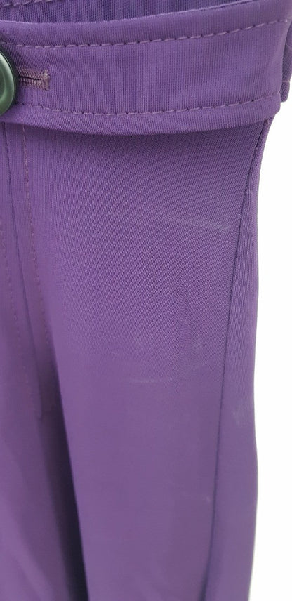 Karen Millen Size 10 Short Purple Stretchy Dress VGC