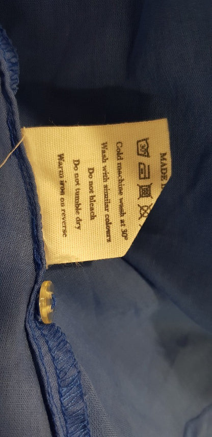 Aspiga - Victoria Cobalt Blue Broidery Midi Dress Size M BNWT