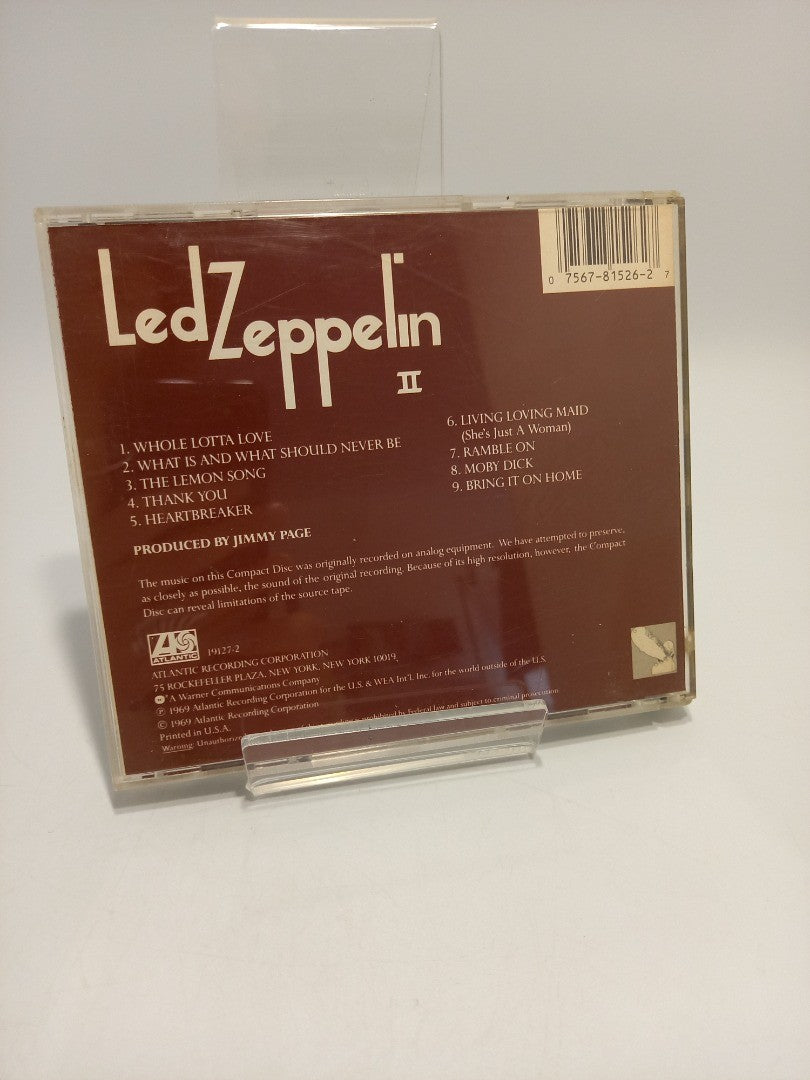 Led Zeppelin II CD Atlantic 19127-2 Early USA Press