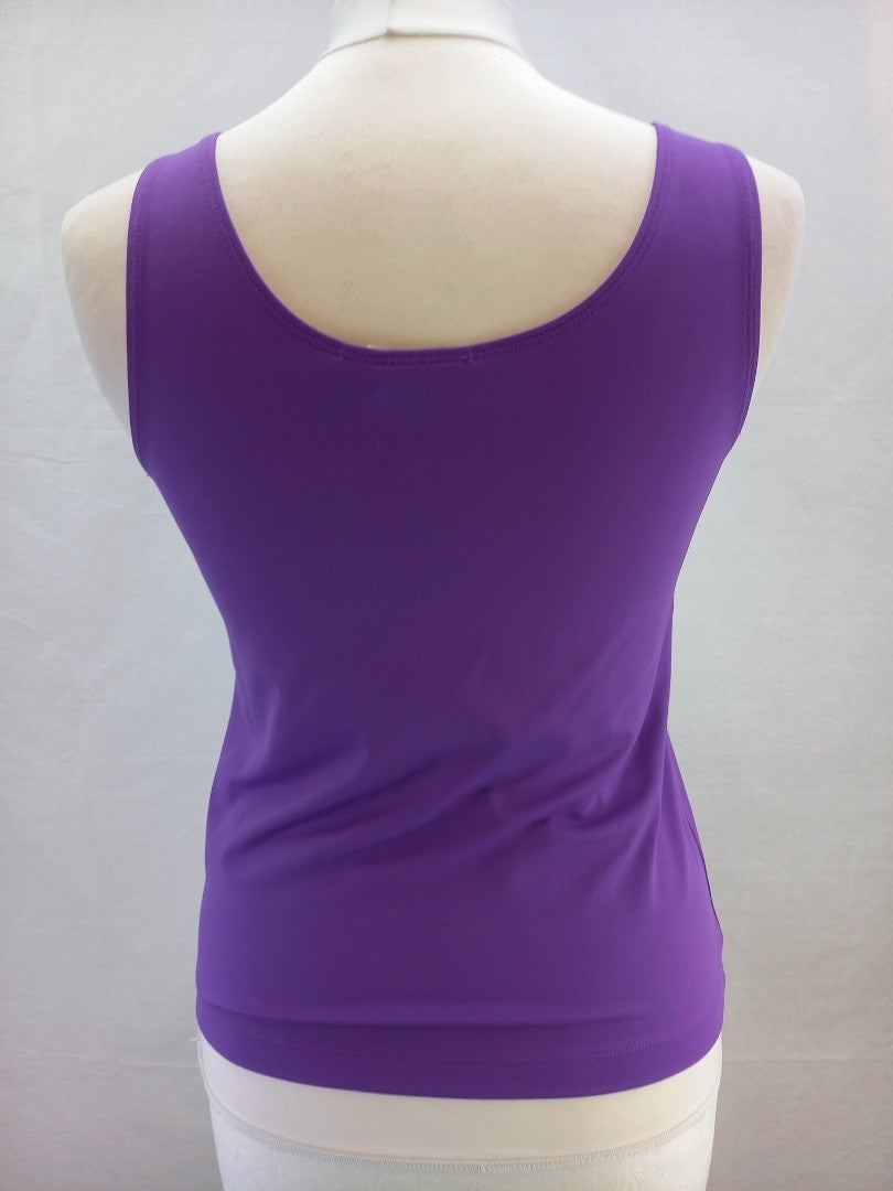 Chico's Purple Made in Mexico Spandex Summer Vest / Tank Top - Size 1