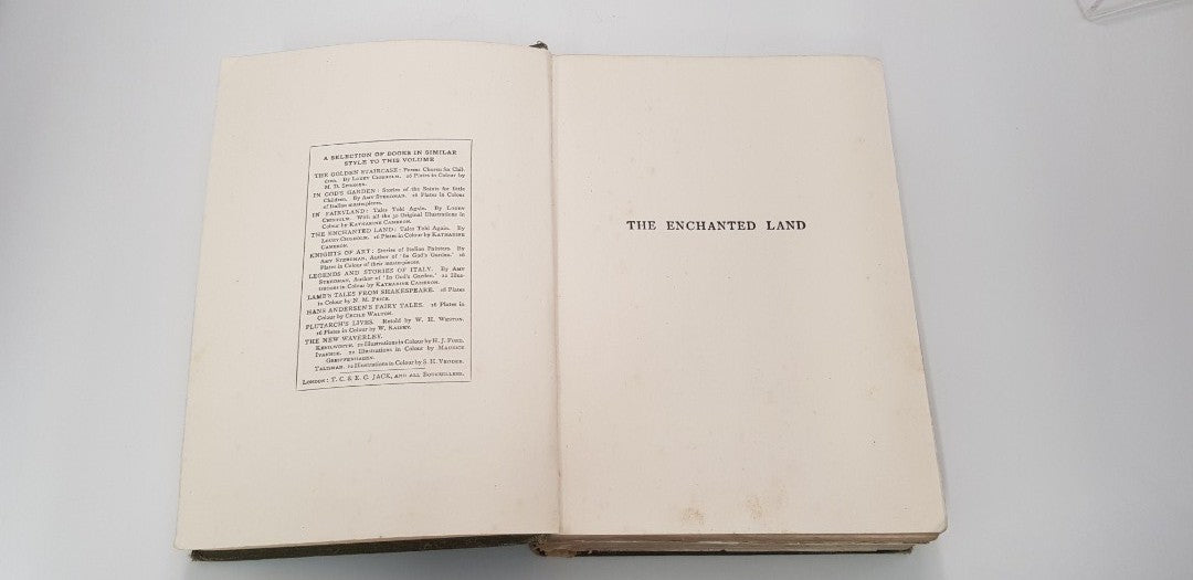 1906 The Enchanted Land By Louey Chisholm Hardback