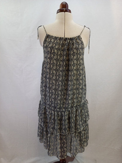 Lolly's Laundry Grey Patterned Halter 2028 Marissa Dress - Size XS