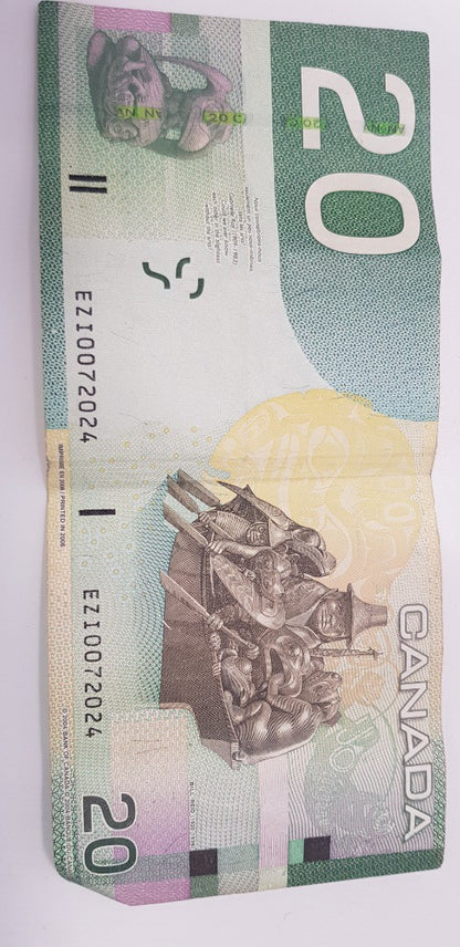 Canada $20 Canadian Dollar Note 2004 GC