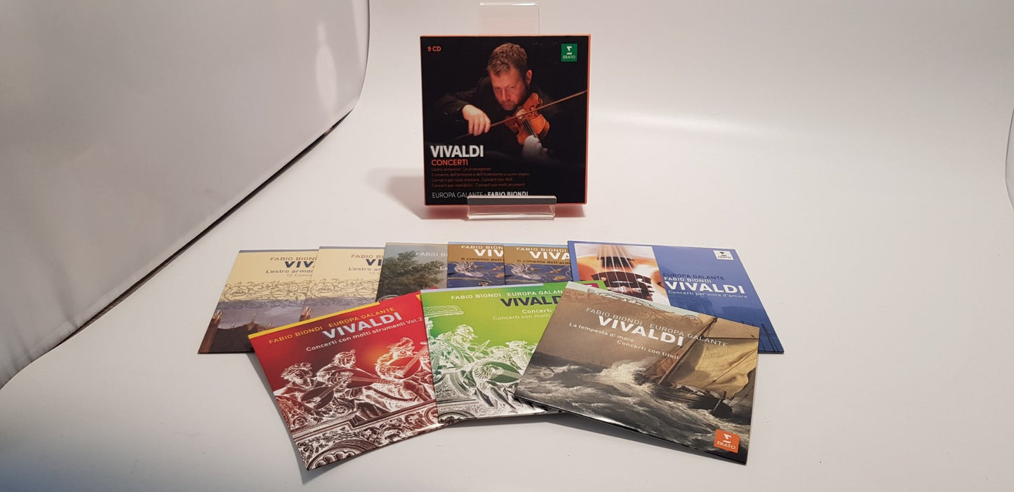 Vivaldi Concerti; Fabio Biondi x9 CDs in Box Set Excellent Condition