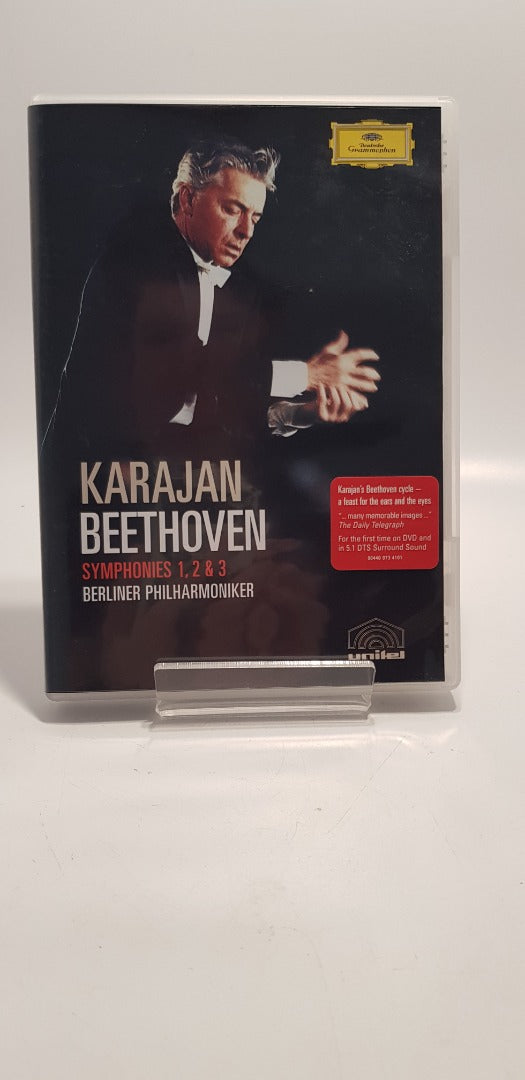 Karajan Beethoven Symphonies DVD x 2 Deutsche Gramaphon Berliner Philharmonic