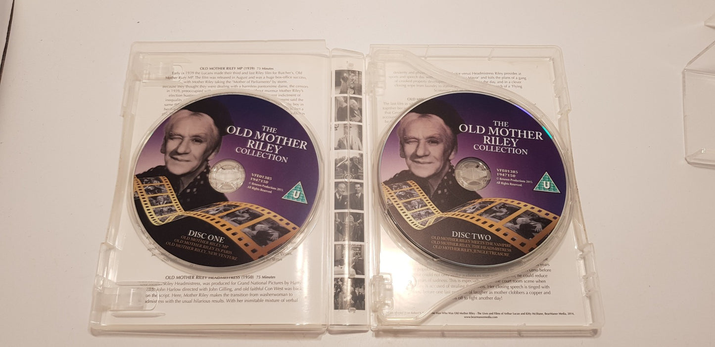 The Old Mother Riley Collection with Arthur Lucan DVD Excellent Condition
