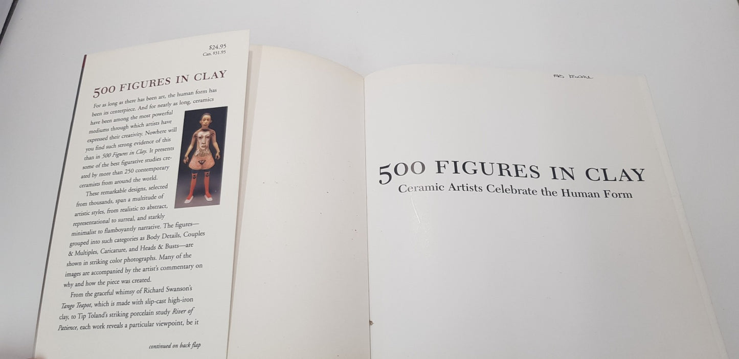 500 Figures in Clay: Ceramic Artists Celebrate the Human Form: Paperback VGC