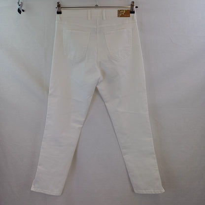 Toni Perfect Shape Cream Stretch Crop Jeans - UK Size 12