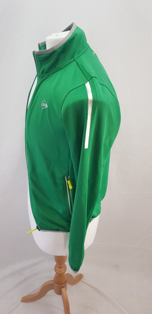 Dunlop Green DAC Girls Club Full Zip Top Size 14/15 Yrs BNWT