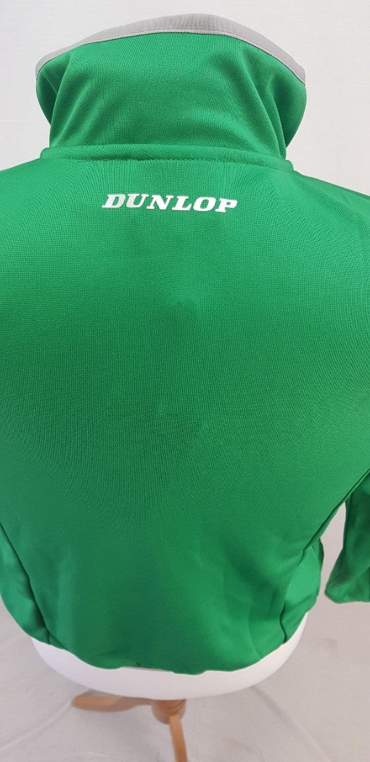 Dunlop Green DAC Girls Club Full Zip Top Size 14/15 Yrs BNWT