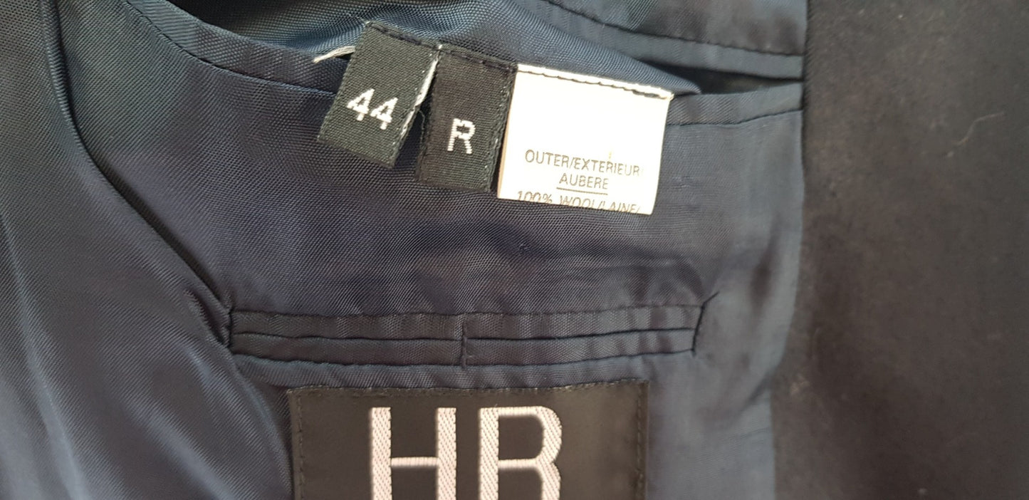 HR Wool Navy Jacket  Size 44R VGC