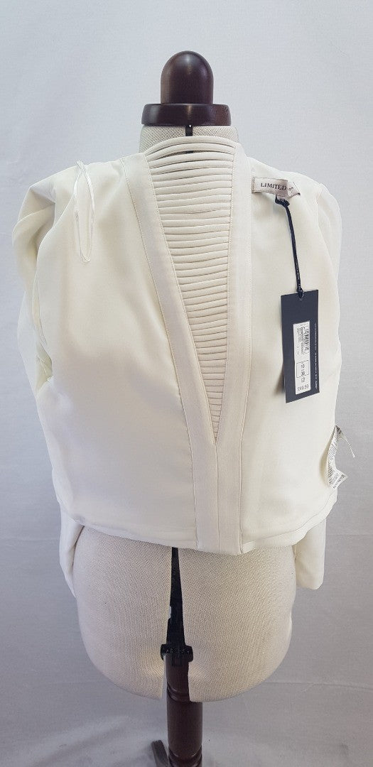 M&S Short Ivory Jacket Size 10 Limited Edition BNWT