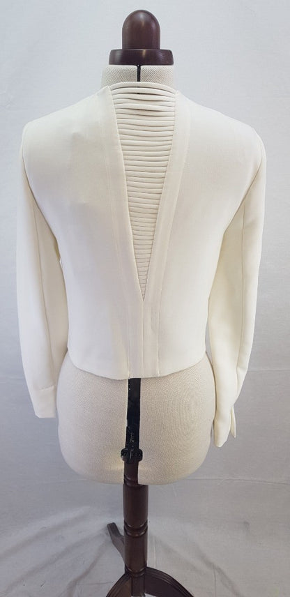 M&S Short Ivory Jacket Size 10 Limited Edition BNWT